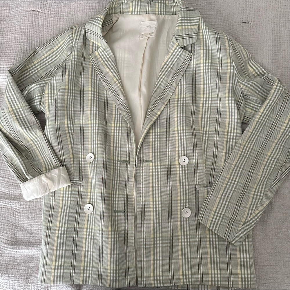 Plaid blazer